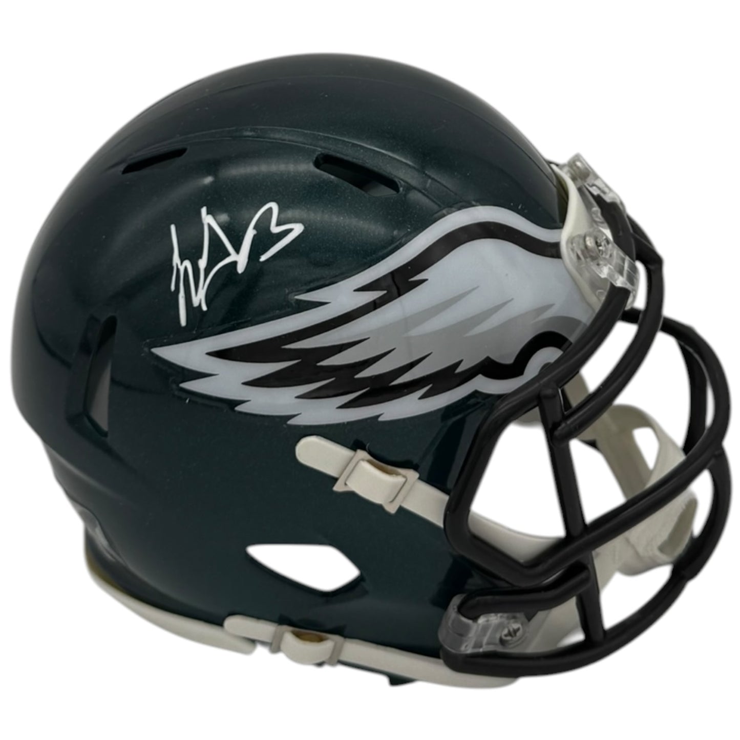 LeGarrette Blount Autographed Philadelphia Eagles (Speed) Mini Helmet - JSA