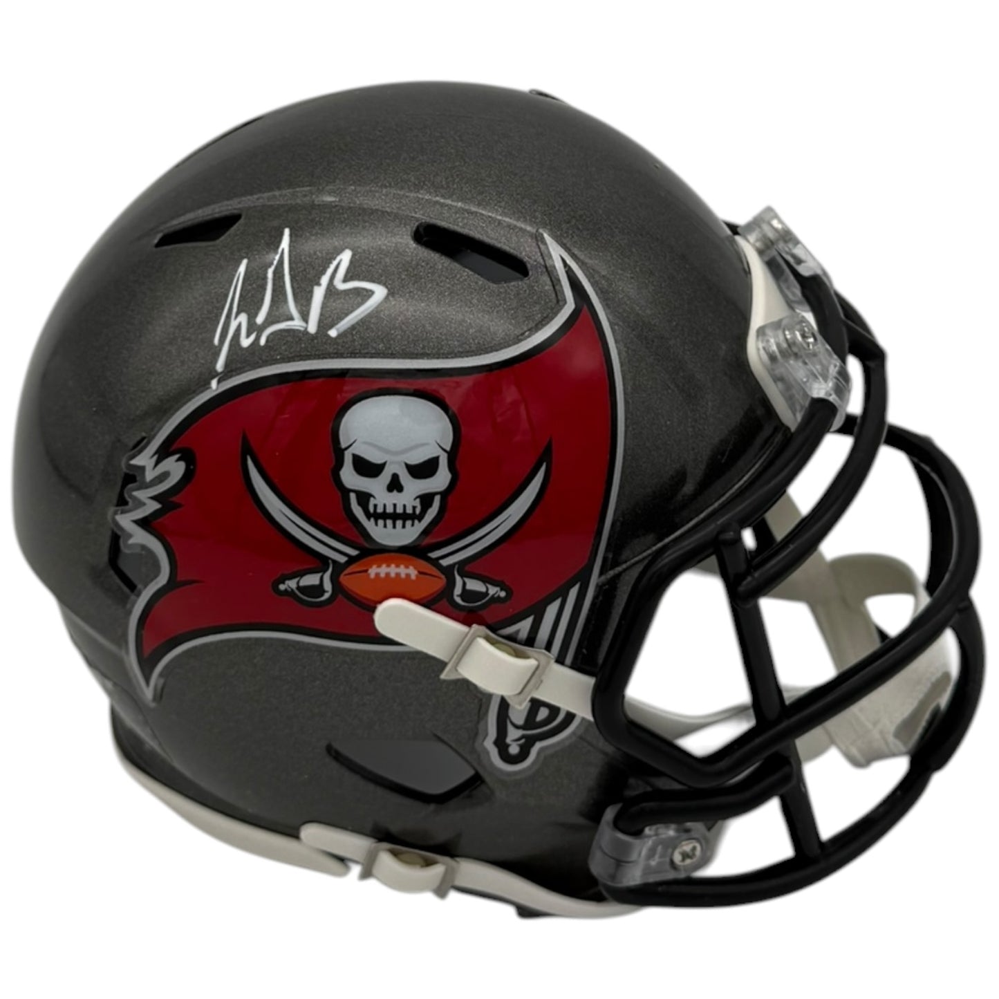 LeGarrette Blount Autographed Tampa Bay Buccaneers (Speed) Mini Helmet - JSA