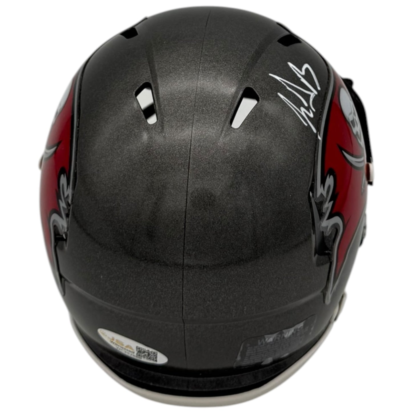 LeGarrette Blount Autographed Tampa Bay Buccaneers (Speed) Mini Helmet - JSA