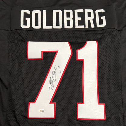Bill Goldberg Autographed Atlanta (Black #71) Custom Jersey - JSA