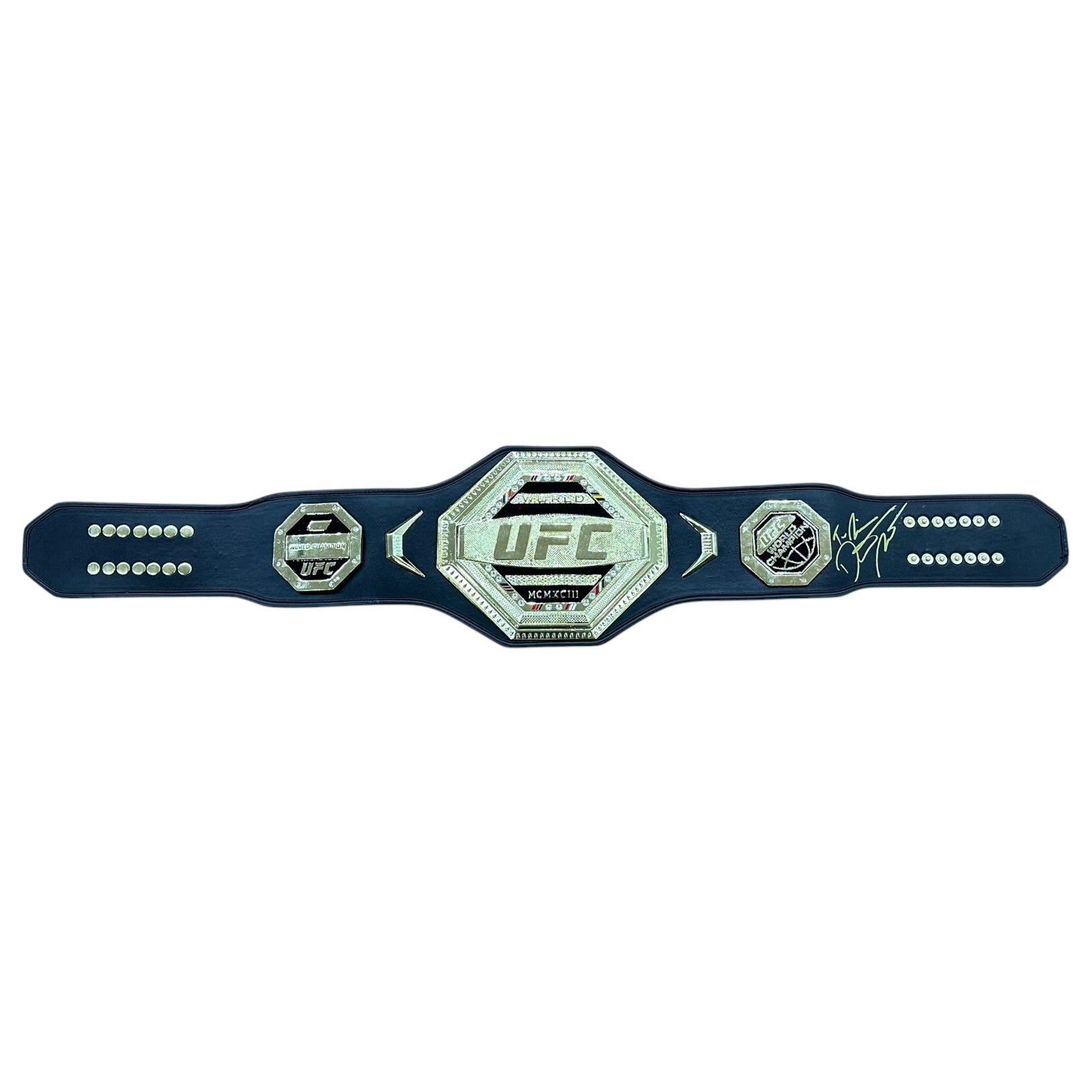 Dustin Poirier Autographed UFC World Champion Belt w/ 