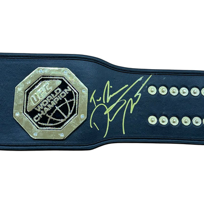 Dustin Poirier Autographed UFC World Champion Belt w/ "The Diamond"  - JSA