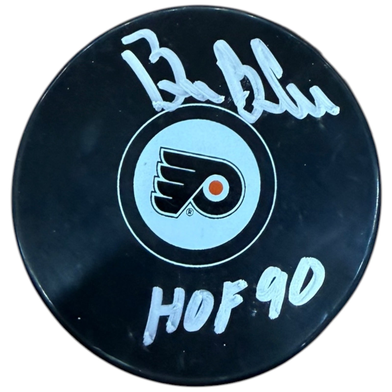 Bill Barber Autographed Philadelphia Flyers Hockey Puck - JSA