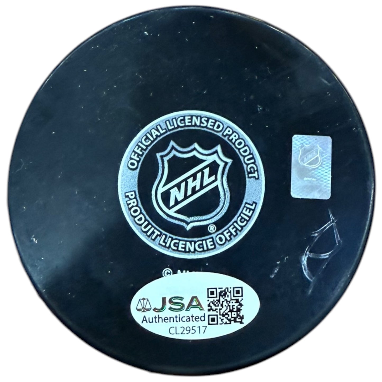 Steve Shutt Autographed Montreal Canadiens Hockey Puck - JSA