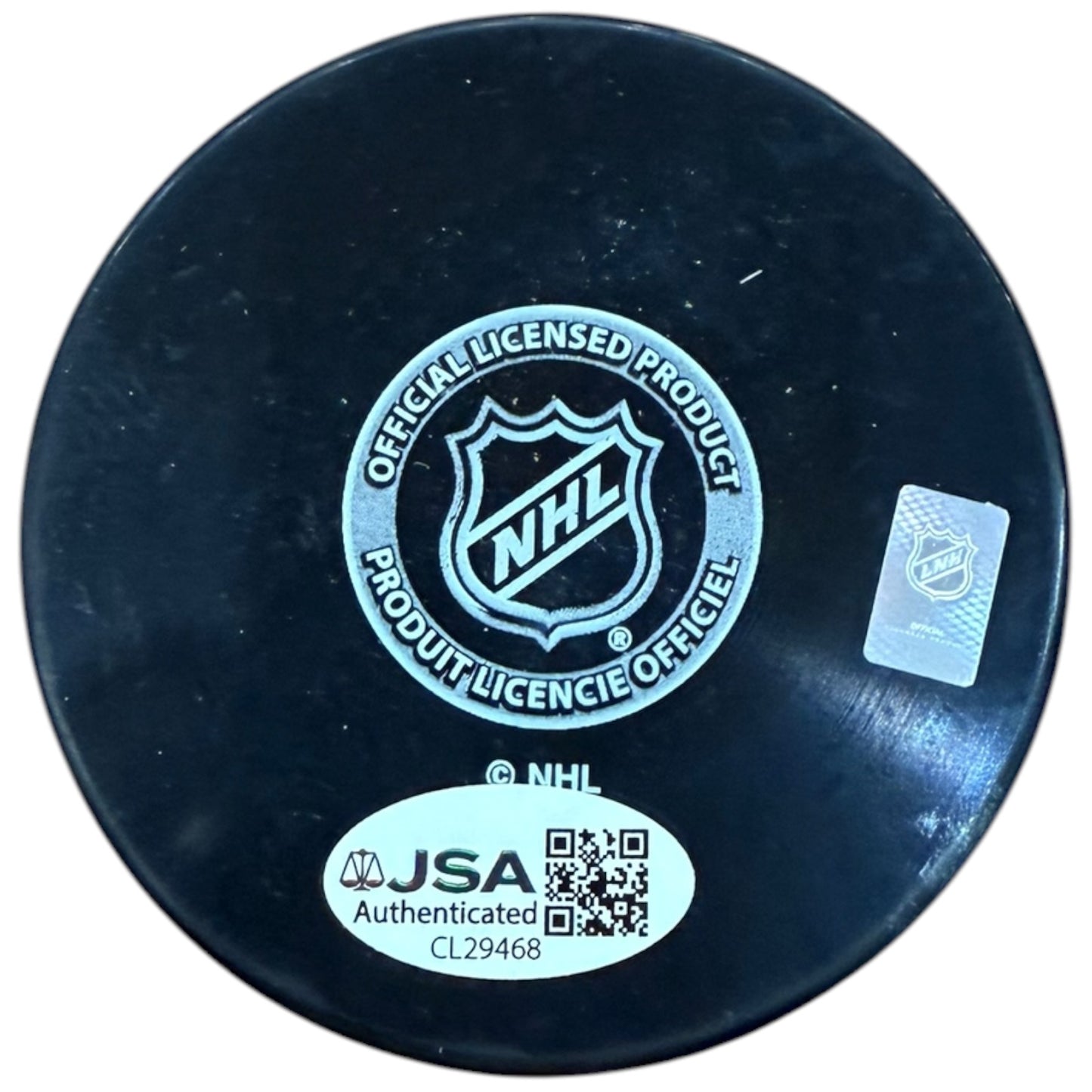 Dave Tiger Williams Autographed Toronto Maple Leafs Hockey Puck - JSA