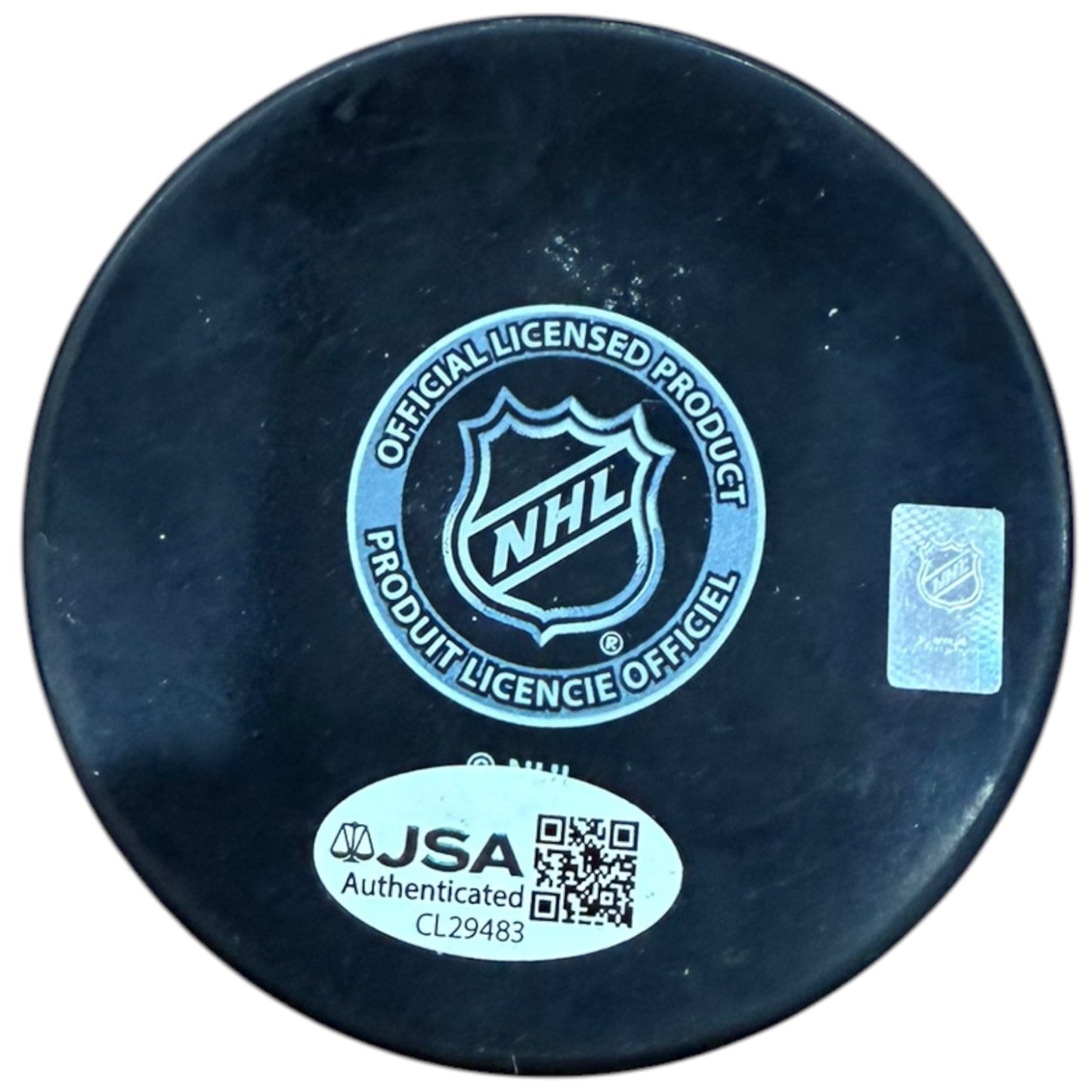 Dave Tiger Williams Autographed Vancouver Canucks Hockey Puck - JSA
