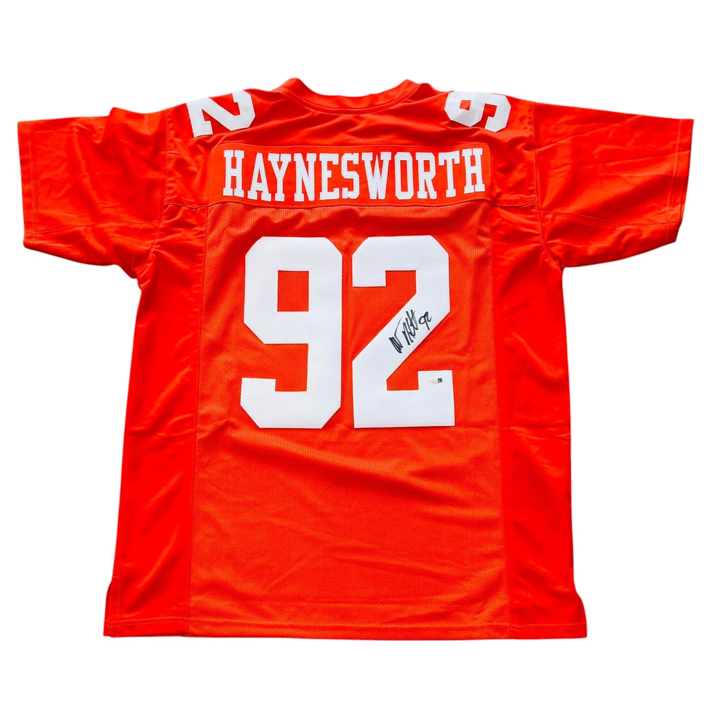 Albert Haynesworth Autographed Tennessee Vols (Orange #92) Custom Jersey - JSA