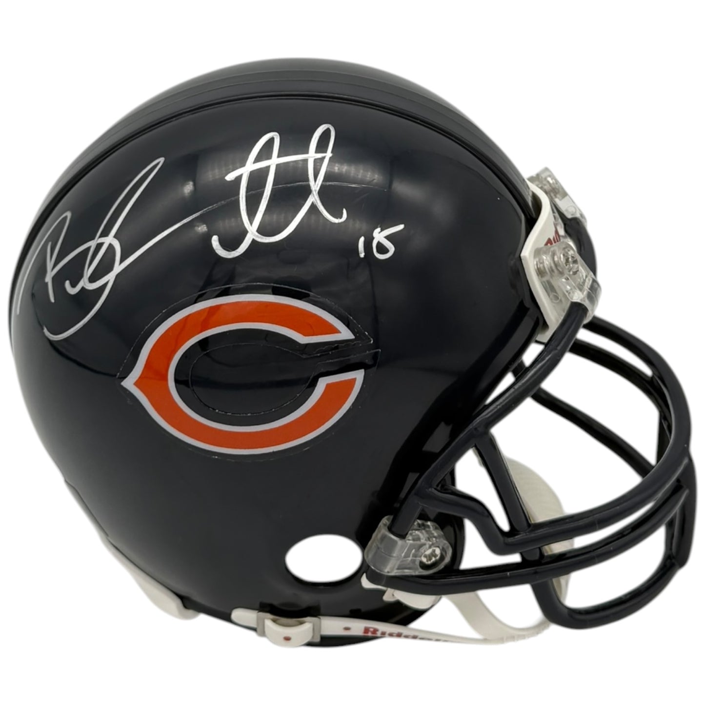 Brandon Marshall Autographed Chicago Bears Mini Helmet - JSA