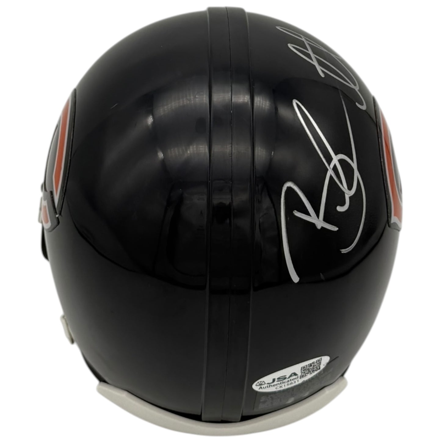 Brandon Marshall Autographed Chicago Bears Mini Helmet - JSA