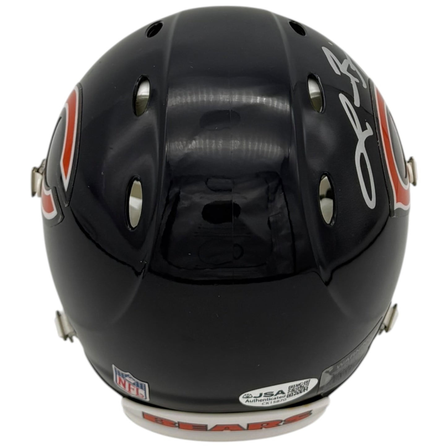 Lance Briggs Autographed Chicago Bears Mini Helmet - JSA