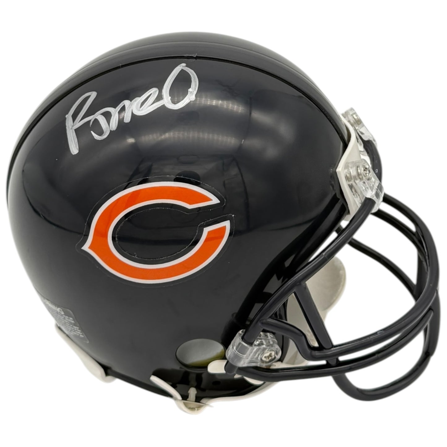 Rome Odunze Autographed Chicago Bears Mini Helmet - JSA