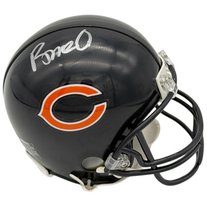 Rome Odunze Autographed Chicago Bears Mini Helmet - JSA