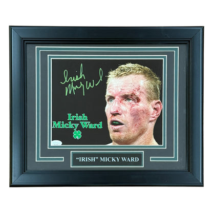 "Irish" Micky Ward Autographed Boxing Deluxe Framed 8x10 Photo - JSA