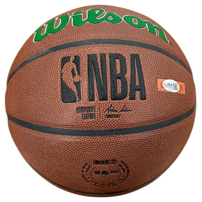 Kendrick Perkins Autographed Boston Celtics Logo Basketball w/ "2008 Champs" - JSA