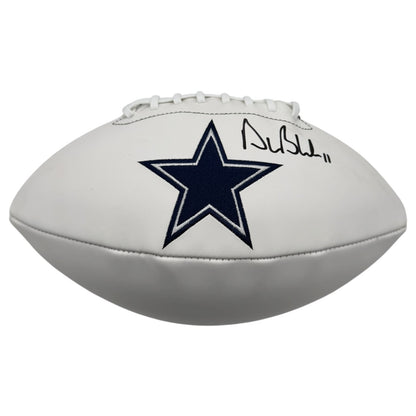 Drew Bledsoe Autographed Dallas Cowboys Logo Football - JSA