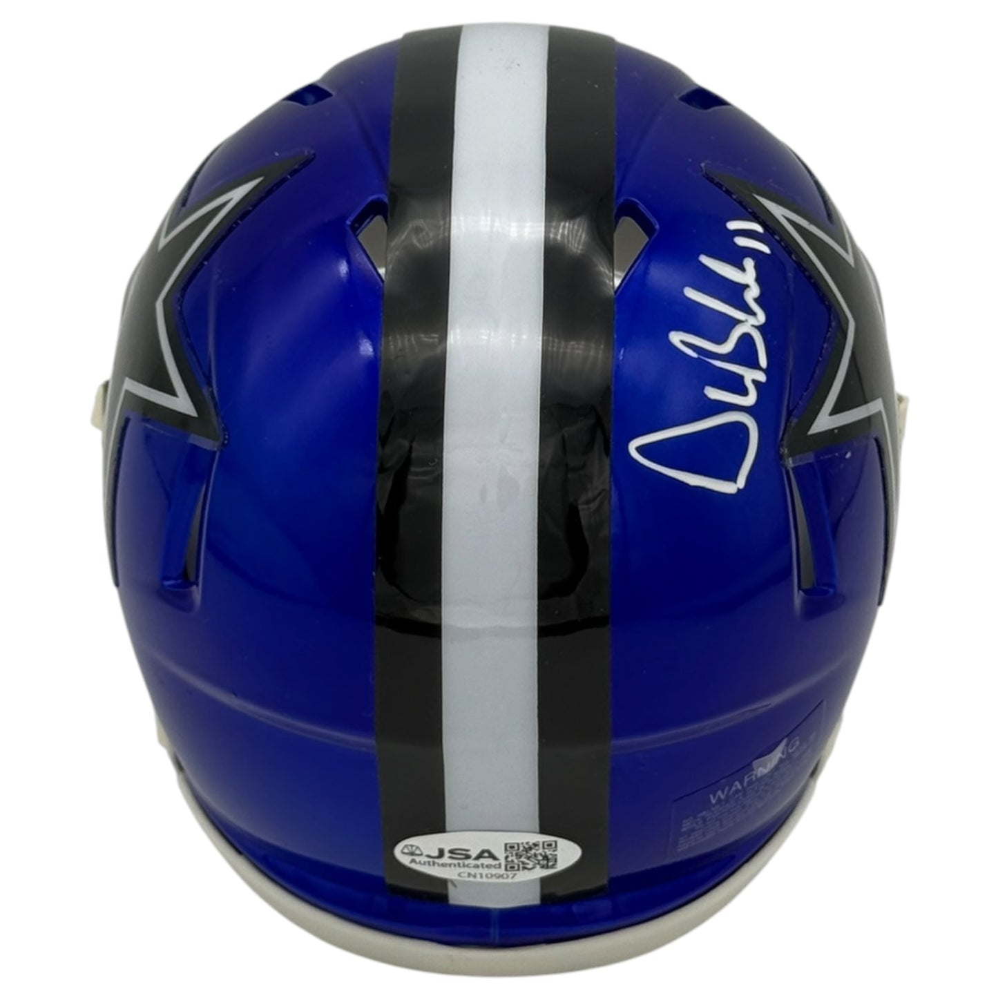 Drew Bledsoe Autographed Dallas Cowboys (FLASH) Mini Helmet - JSA