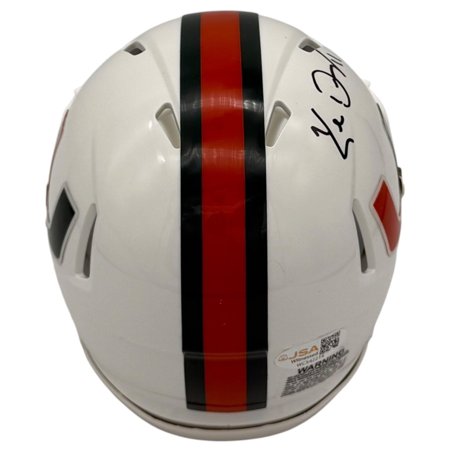 Ken Dorsey Autographed Miami Hurricanes (Speed) Mini Helmet - JSA