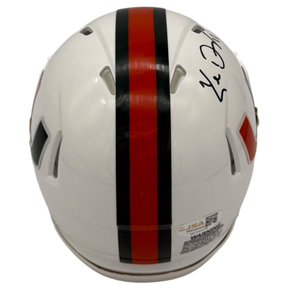 Ken Dorsey Autographed Miami Hurricanes (Speed) Mini Helmet - JSA