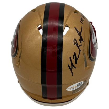 Mike Rumph Autographed San Francisco 49ers (Speed) Mini Helmet w/ "1st Round Pick" - JSA