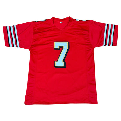 Ken Dorsey Autographed San Francisco (Red #7) Custom Stitched Jersey - JSA