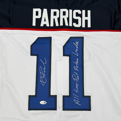 Roscoe Parrish Autographed Buffalo (White #11) Custom Stitched Jersey - JSA