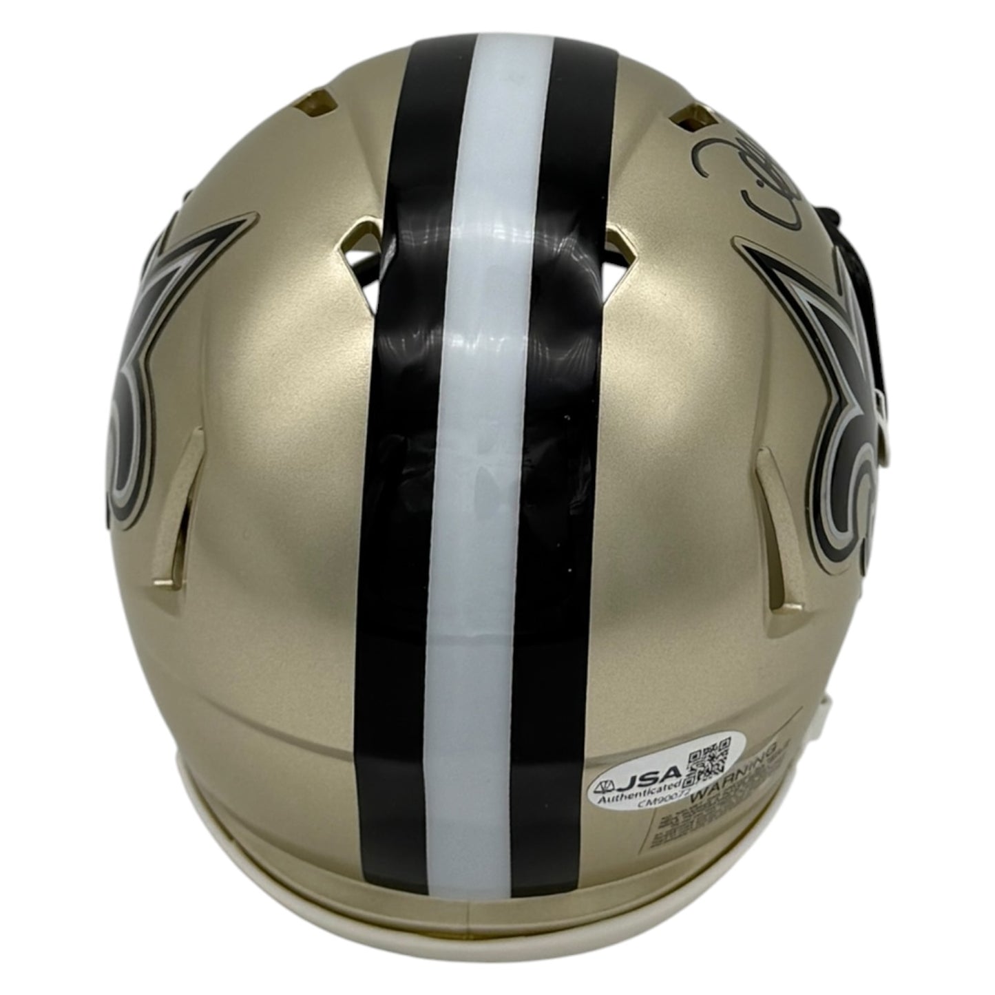 Joe Horn Autographed New Orleans Saints (SPEED) Mini Helmet - JSA