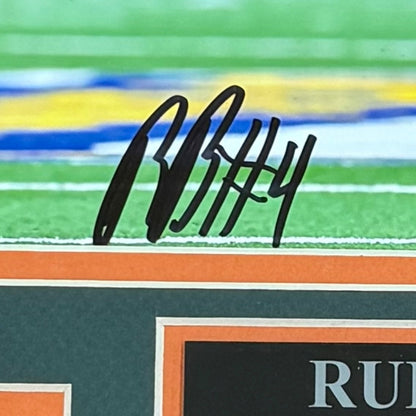 Rueben Bain Jr. Autographed Miami Hurricanes Deluxe Framed 8x10 Photo - Beckett