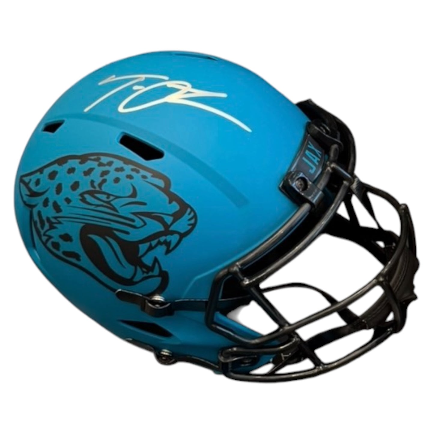 Trevor Lawrence Autographed Jacksonville Jaguars (RAVE Alternate) Deluxe Full-Size Replica Helmet - Fanatics
