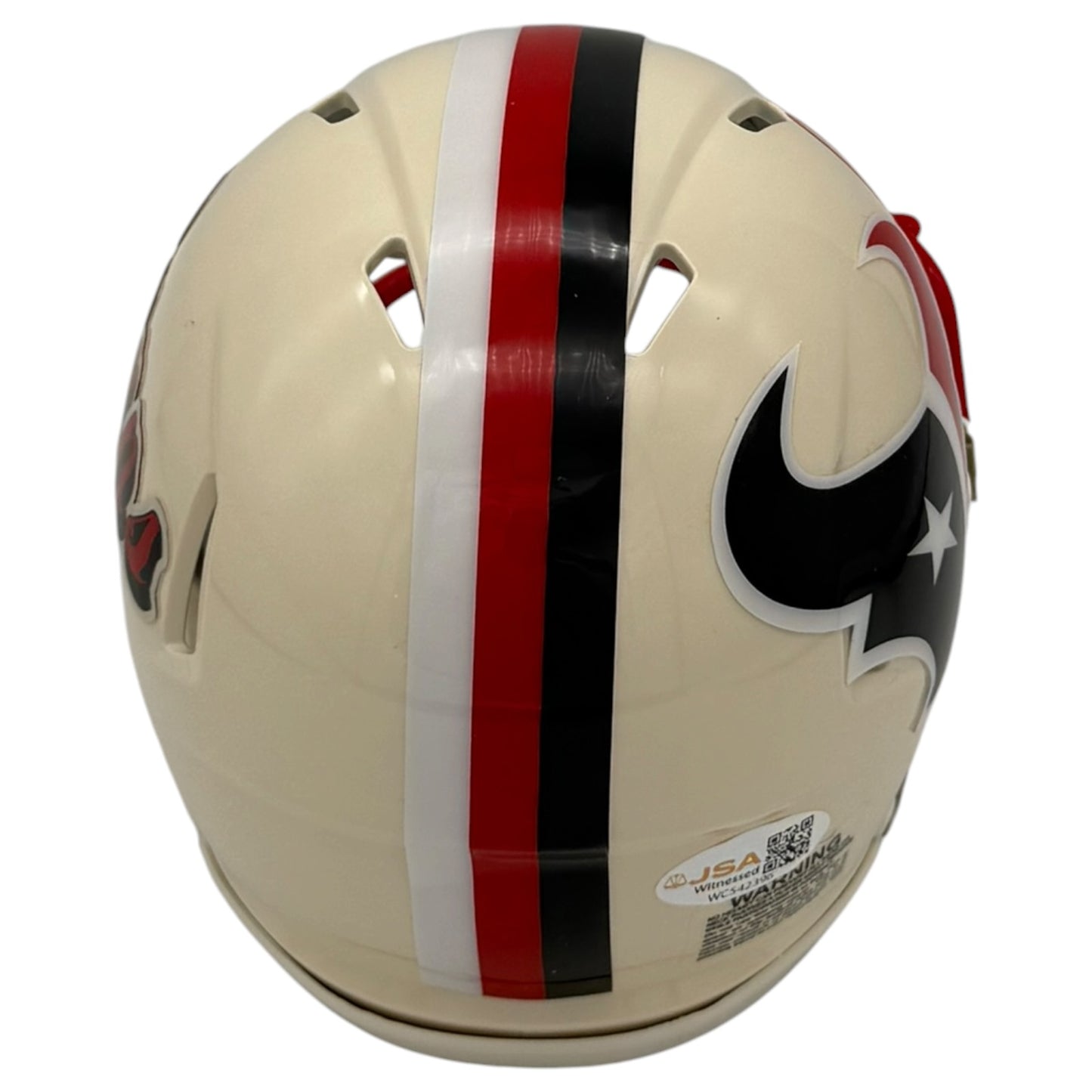 Chris Myers Autographed Houston Texans (Retro) Mini Helmet w/ "2x Pro Bowl" - JSA