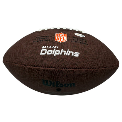 Vernon Carey Autographed Miami Dolphins Replica Football - JSA