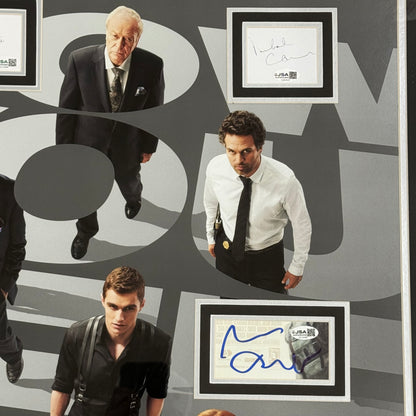 Now You See Me Full-Size Movie Poster Deluxe Framed with 7 Cast Autographs - JSA