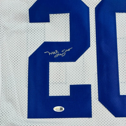 Mel Renfro Autographed Dallas (White #20) Custom Jersey - JSA