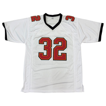 Michael Pittman Autographed Tampa Bay (White #32) Custom Stitched Jersey - JSA