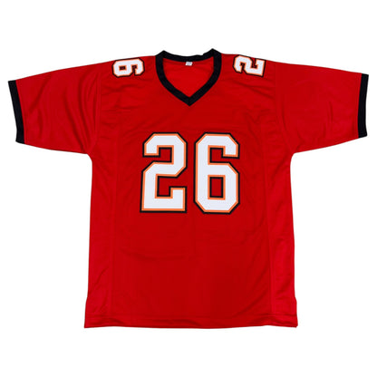 Dwight Smith Autographed Tampa Bay (Red #26) Custom Stitched Jersey - JSA