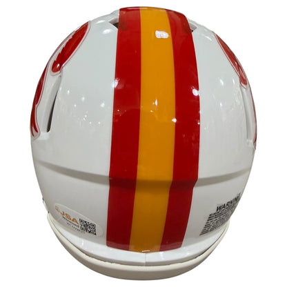 Leonard Fournette Autographed Tampa Bay Buccaneers (Creamsicle Throwback) Mini Helmet - JSA