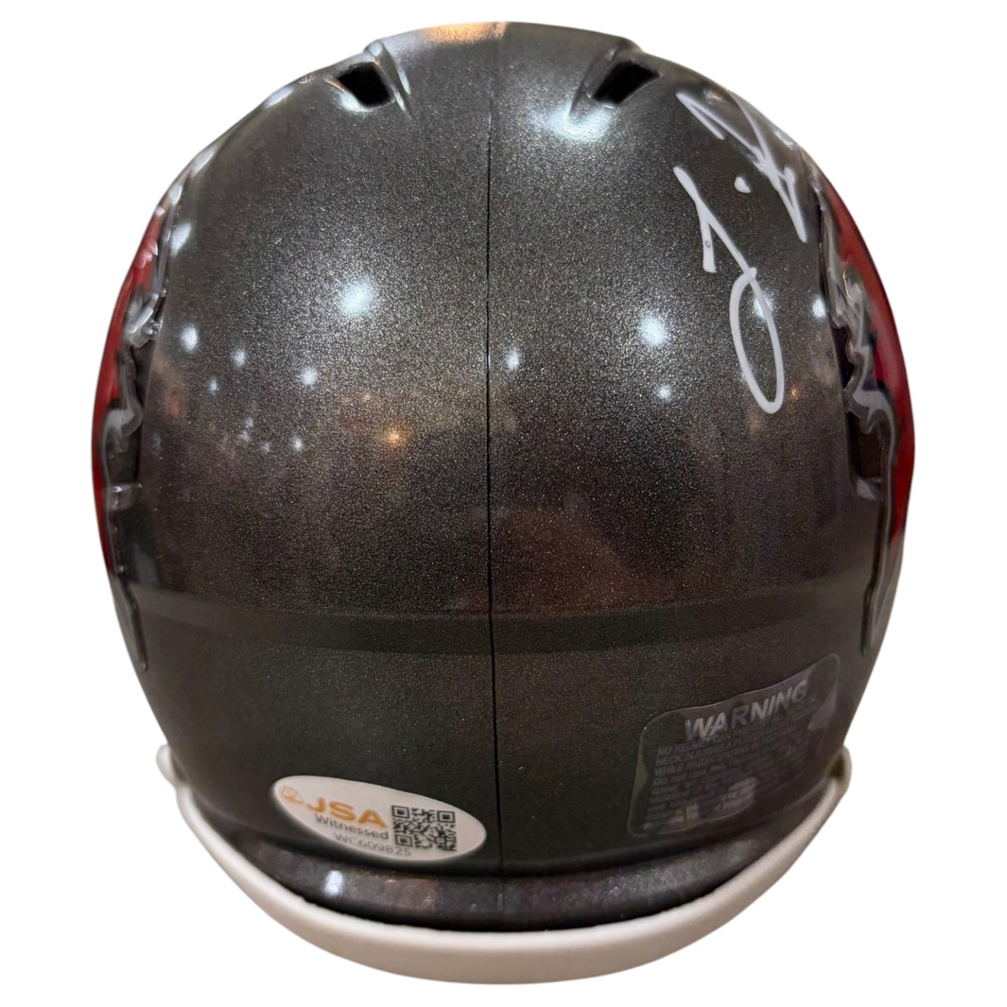 Leonard Fournette Autographed Tampa Bay Buccaneers (Speed) Mini Helmet - JSA