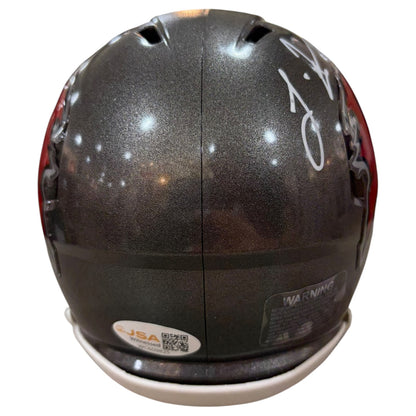 Leonard Fournette Autographed Tampa Bay Buccaneers (Speed) Mini Helmet - JSA