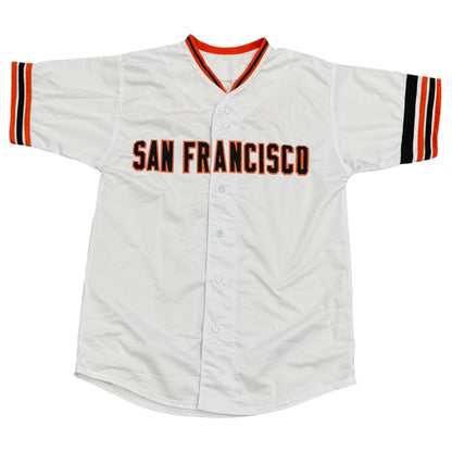 Matt Williams Autographed San Francisco (White #9) Custom Stitched Jersey - JSA