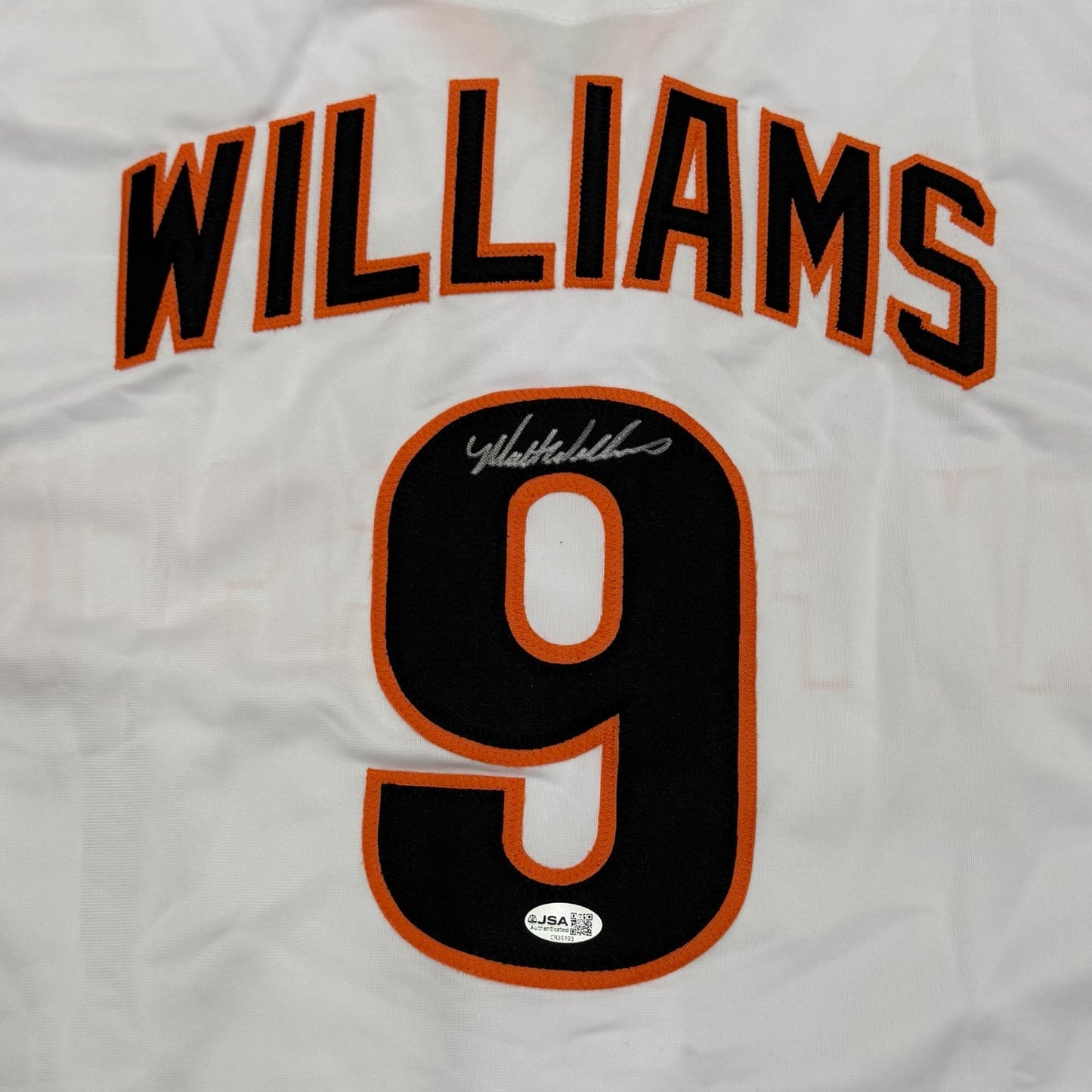 Matt Williams Autographed San Francisco (White #9) Custom Stitched Jersey - JSA