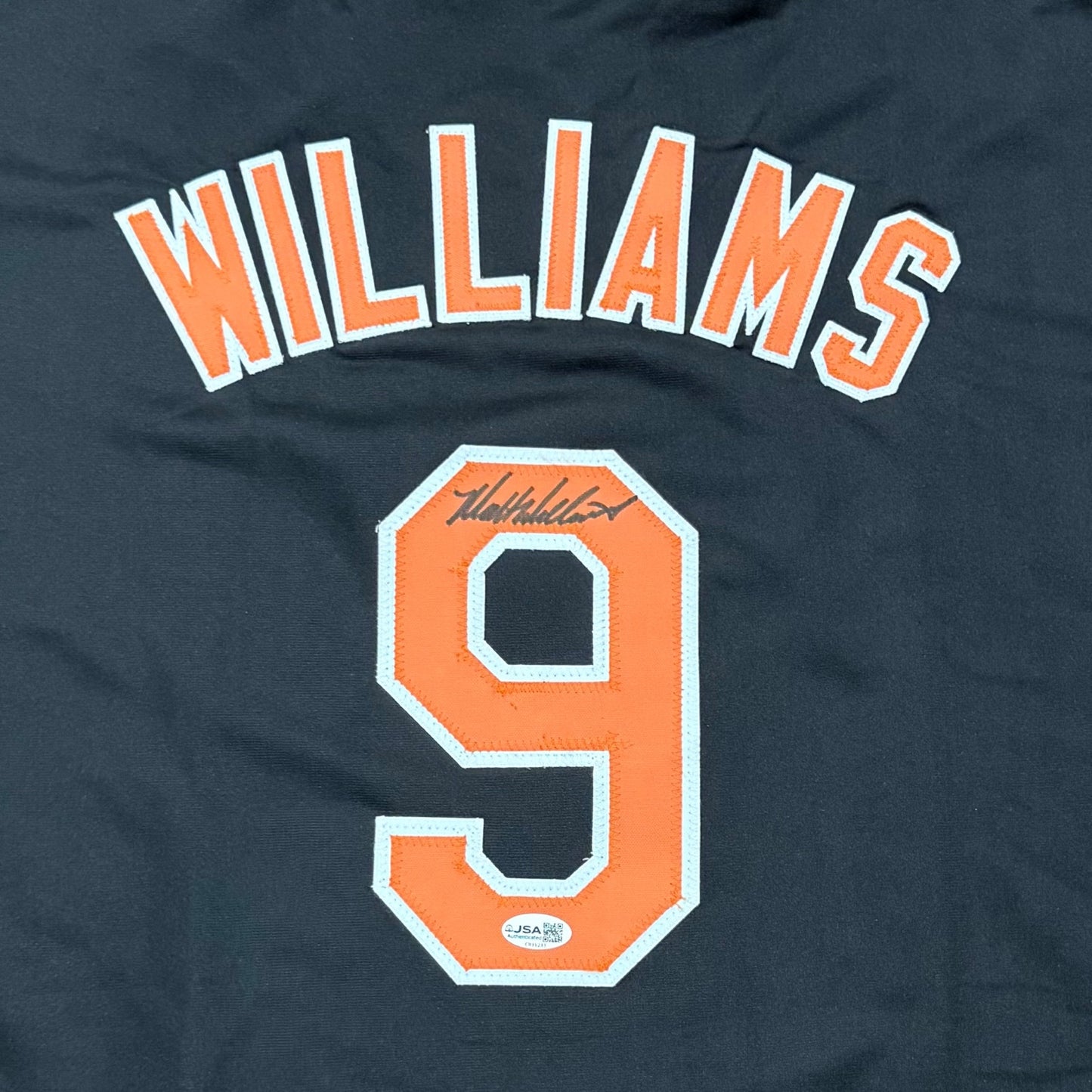 Matt Williams Autographed San Francisco (Black #9) Custom Stitched Jersey - JSA