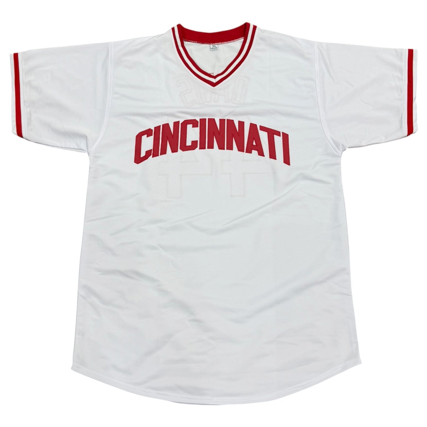 Eric Davis Autographed Cincinnati (White #44) Custom Stitched Jersey - JSA