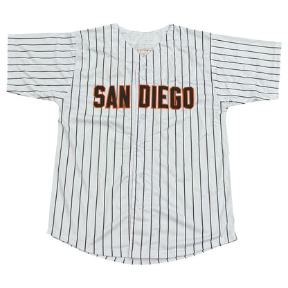 Benito Santiago Autographed San Diego (Pinstripe #9) Custom Stitched Jersey - JSA