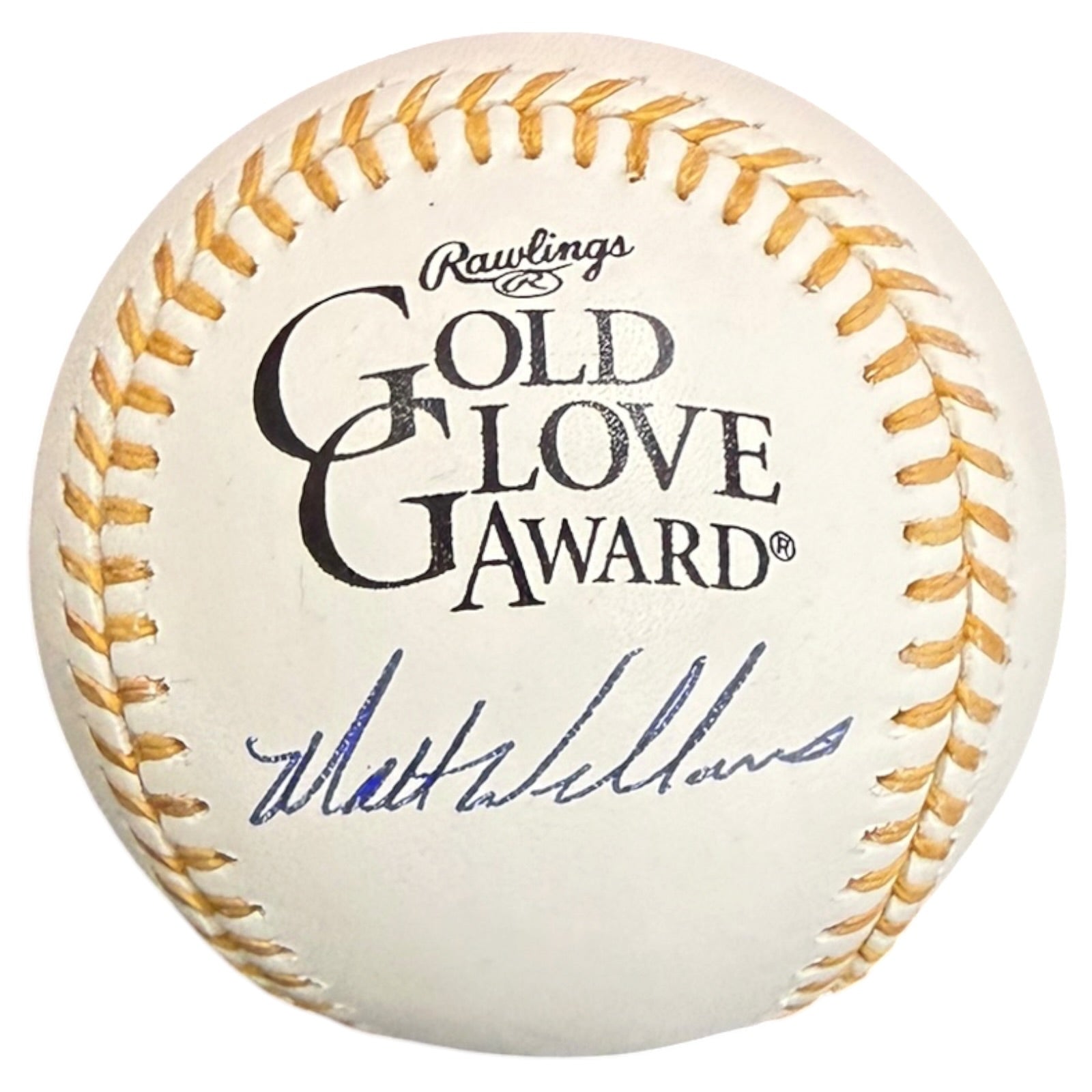 Matt Williams Autographed Rawlings Official Major League Gold Glove Baseball - JSA