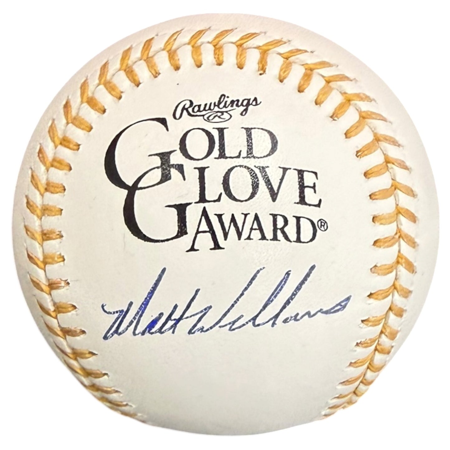 Matt Williams Autographed Rawlings Official Major League Gold Glove Baseball - JSA