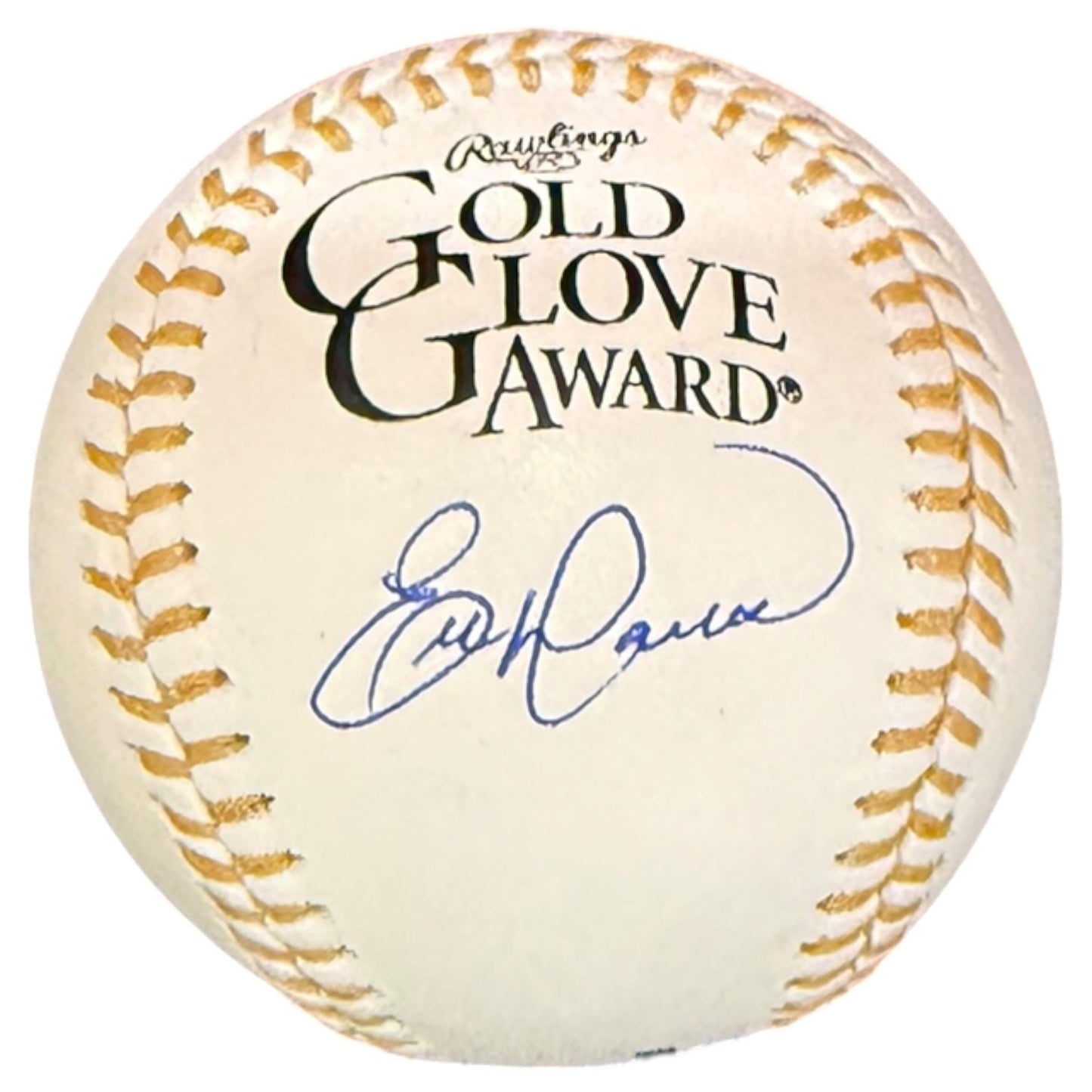 Eric Davis Autographed Rawlings Official Major League Gold Glove Baseball - JSA