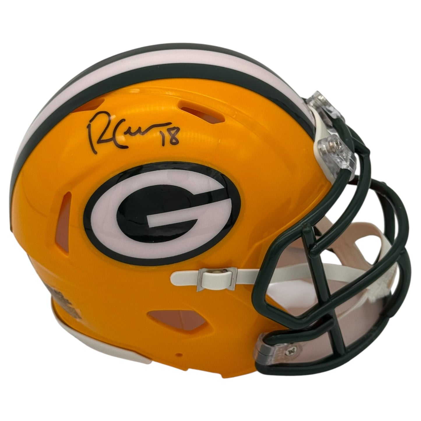 Randall Cobb Autographed Green Bay Packers Mini Helmet - JSA