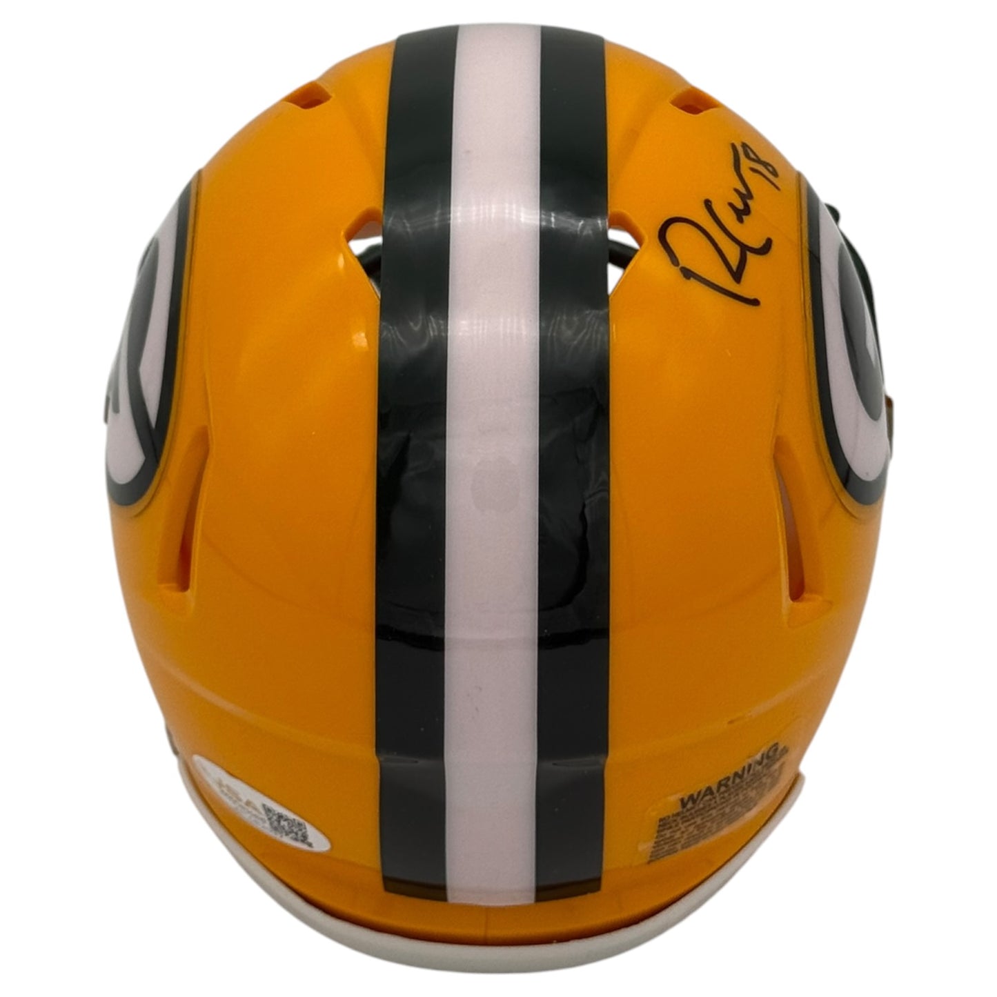 Randall Cobb Autographed Green Bay Packers Mini Helmet - JSA