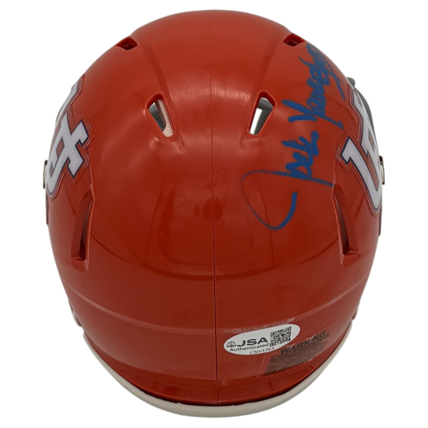 Jack Youngblood Autographed Florida Gators (Throwback) Mini Helmet - Blue Ink - JSA