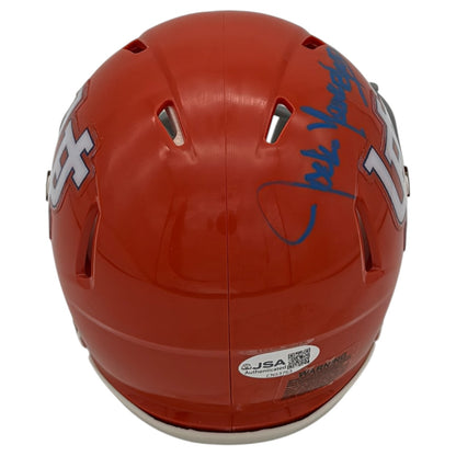 Jack Youngblood Autographed Florida Gators (Throwback) Mini Helmet - Blue Ink - JSA