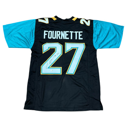 Leonard Fournette Autographed Jacksonville (Black #27) Custom Stitched Jersey - JSA